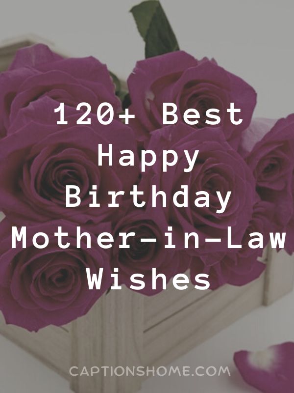 Best Happy Birthday Mother-in-Law Wishes