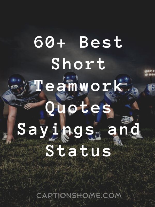 Best Short Teamwork Quotes Sayings and Status